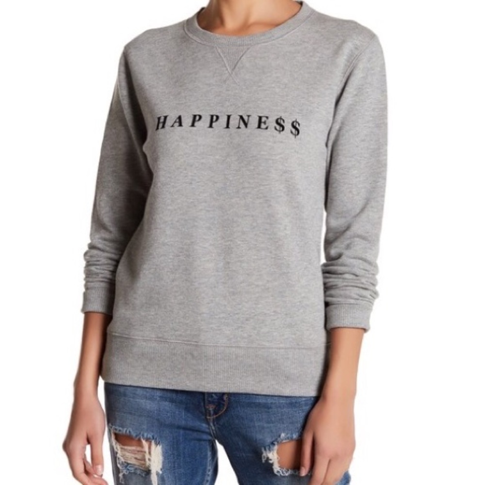 HAPPINE$$ crew neck sweatshirt